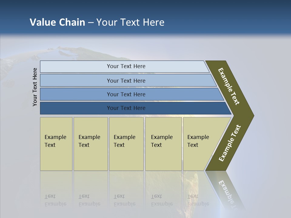 Ocean Sunrise Mediterranean PowerPoint Template