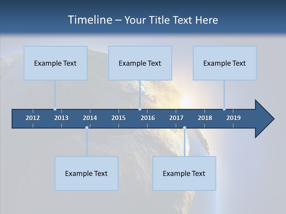 Ocean Sunrise Mediterranean PowerPoint Template