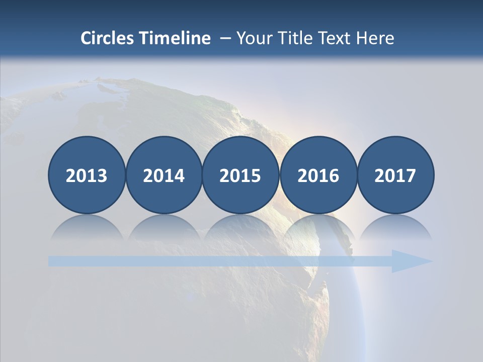 Ocean Sunrise Mediterranean PowerPoint Template