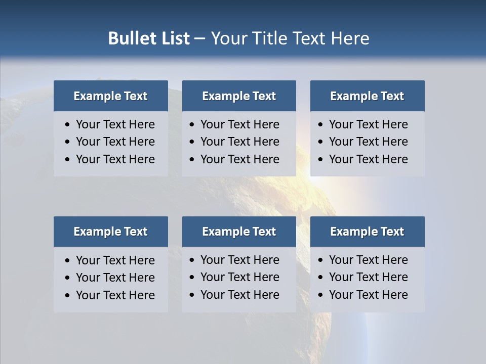 Ocean Sunrise Mediterranean PowerPoint Template