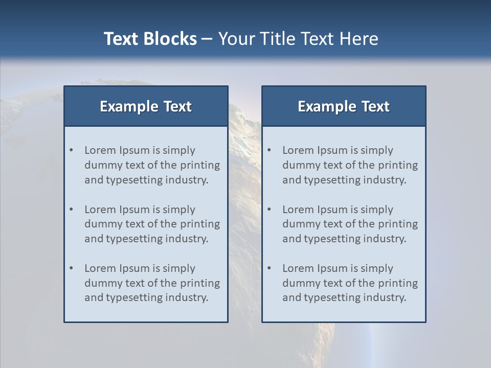 Ocean Sunrise Mediterranean PowerPoint Template