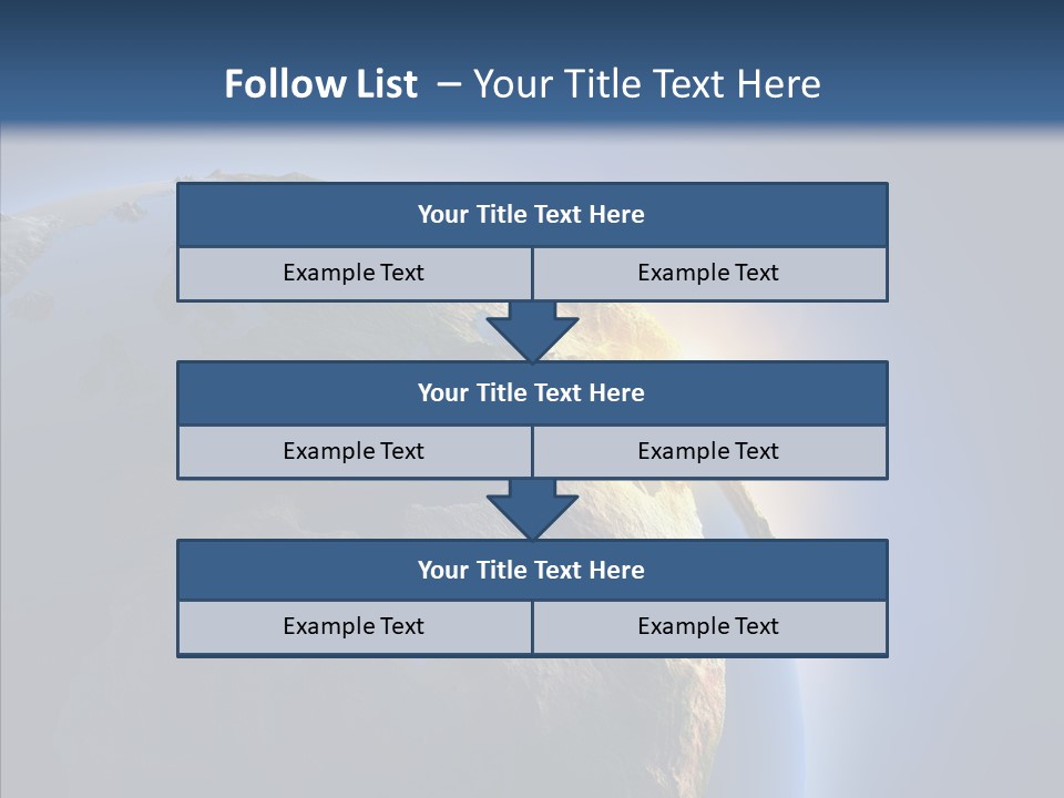 Ocean Sunrise Mediterranean PowerPoint Template