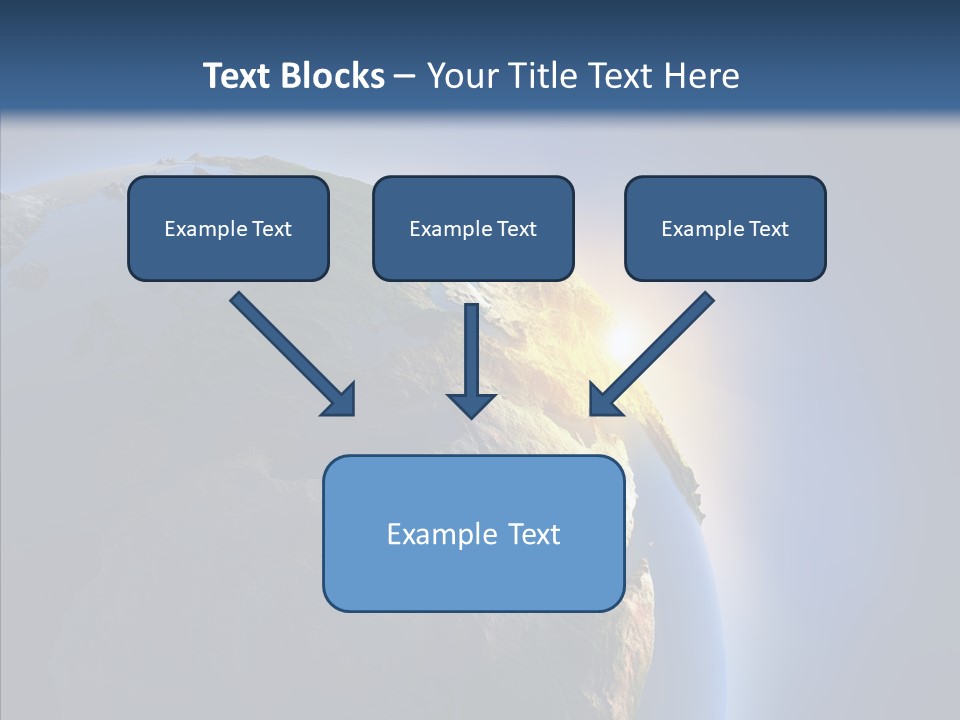 Ocean Sunrise Mediterranean PowerPoint Template