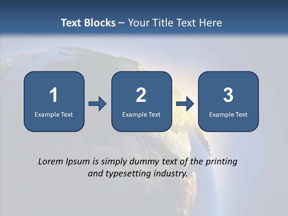 Ocean Sunrise Mediterranean PowerPoint Template