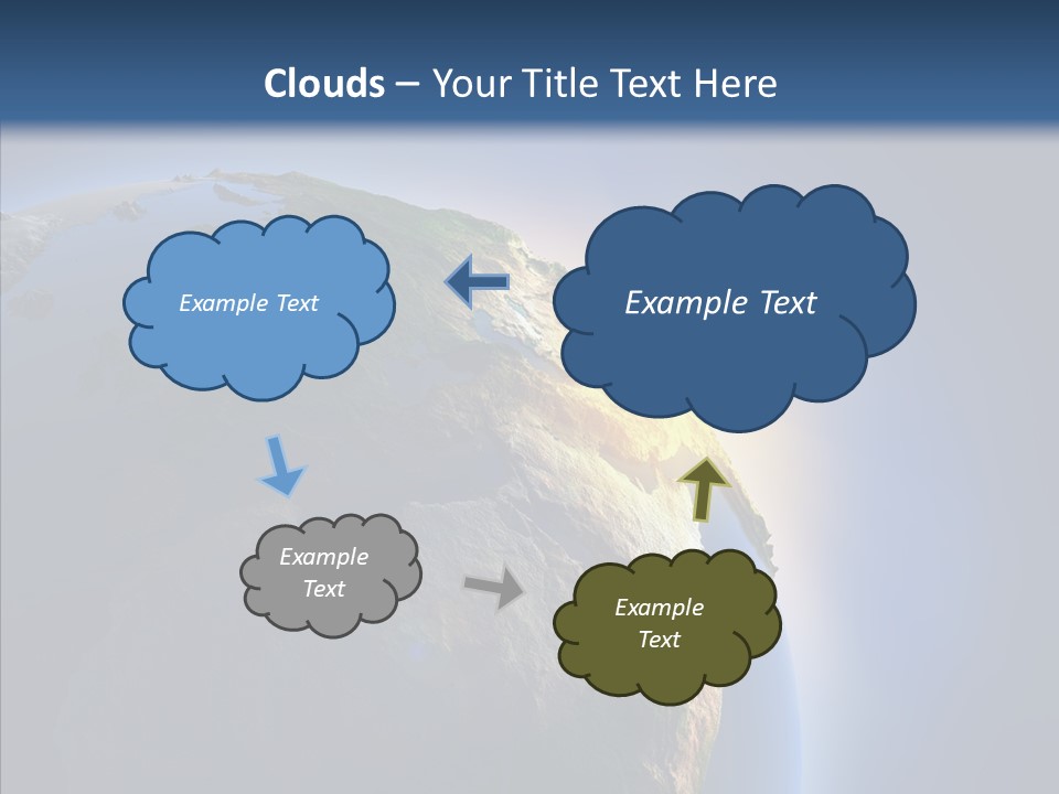 Ocean Sunrise Mediterranean PowerPoint Template