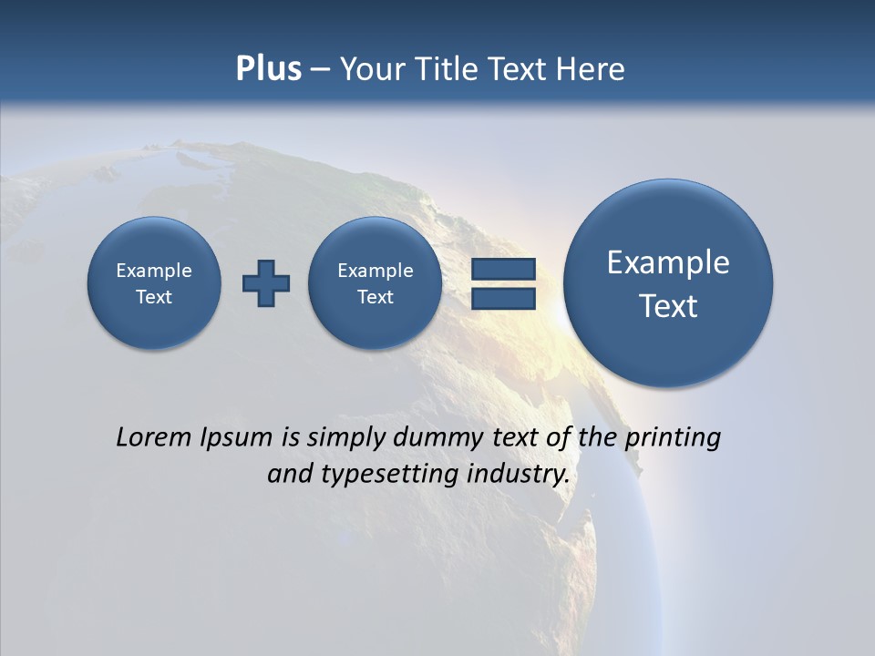 Ocean Sunrise Mediterranean PowerPoint Template
