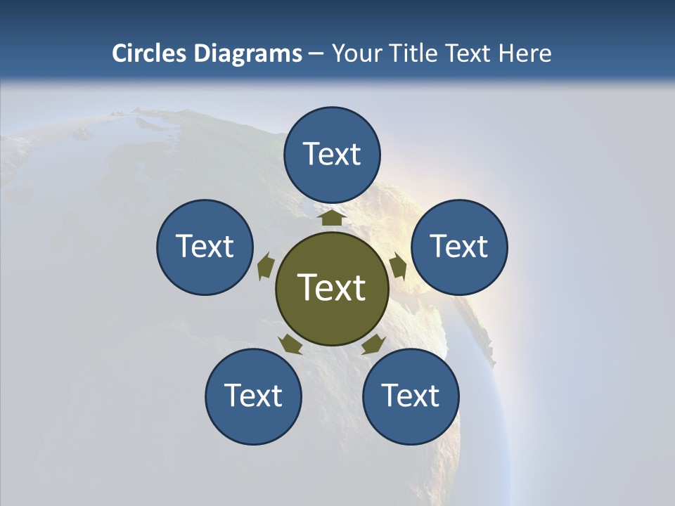 Ocean Sunrise Mediterranean PowerPoint Template