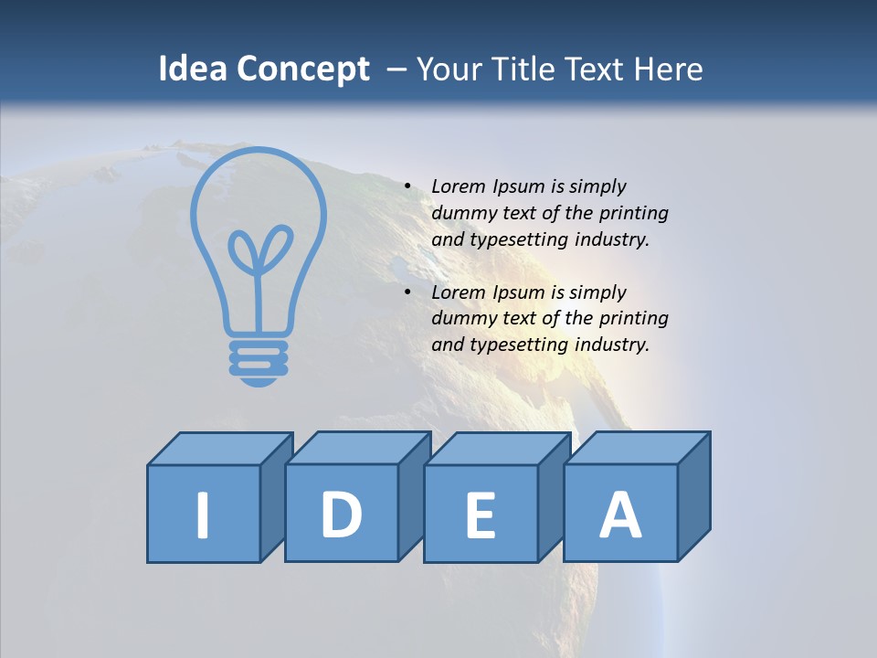 Ocean Sunrise Mediterranean PowerPoint Template