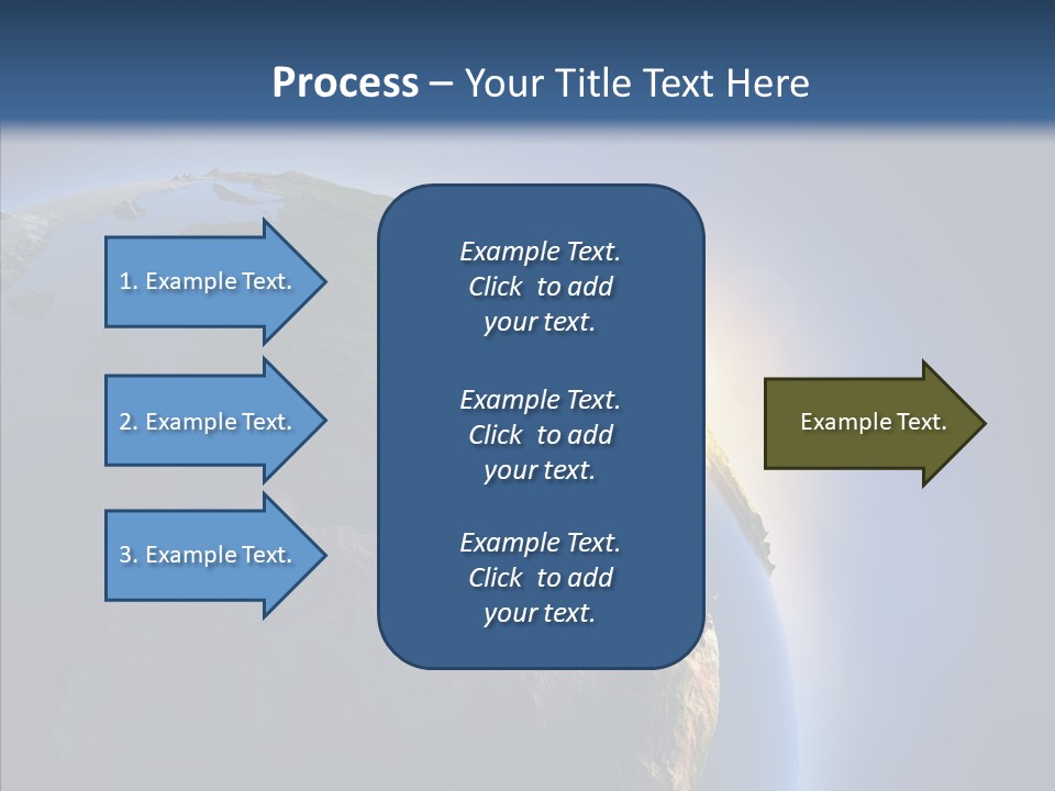 Ocean Sunrise Mediterranean PowerPoint Template