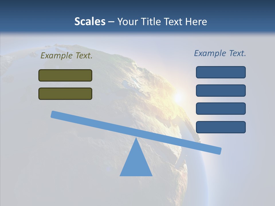 Ocean Sunrise Mediterranean PowerPoint Template