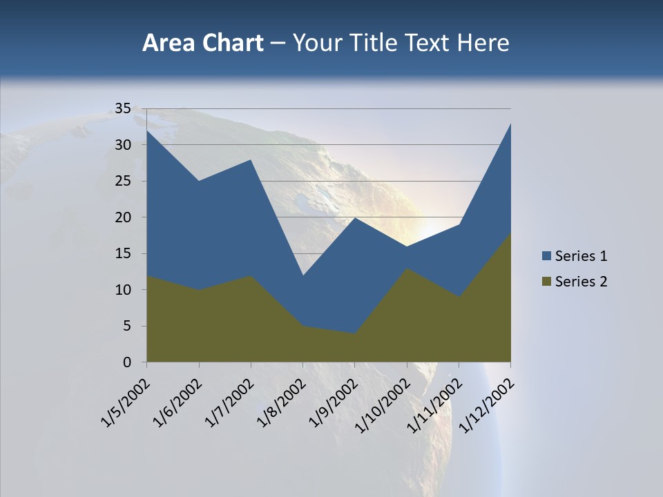Ocean Sunrise Mediterranean PowerPoint Template