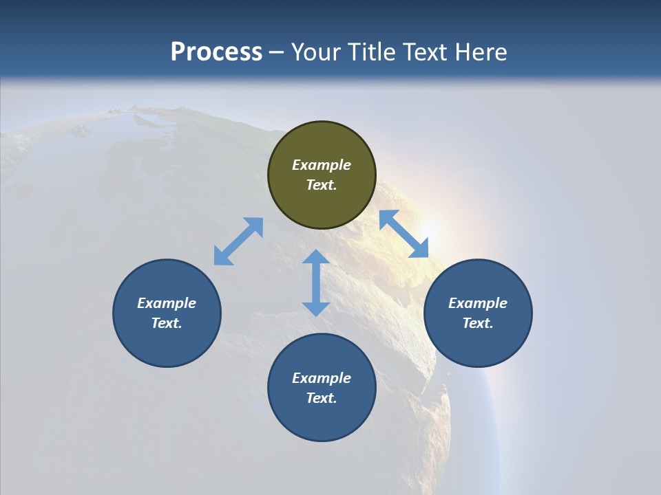 Ocean Sunrise Mediterranean PowerPoint Template