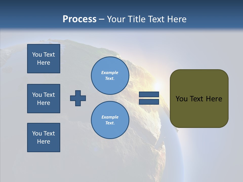 Ocean Sunrise Mediterranean PowerPoint Template