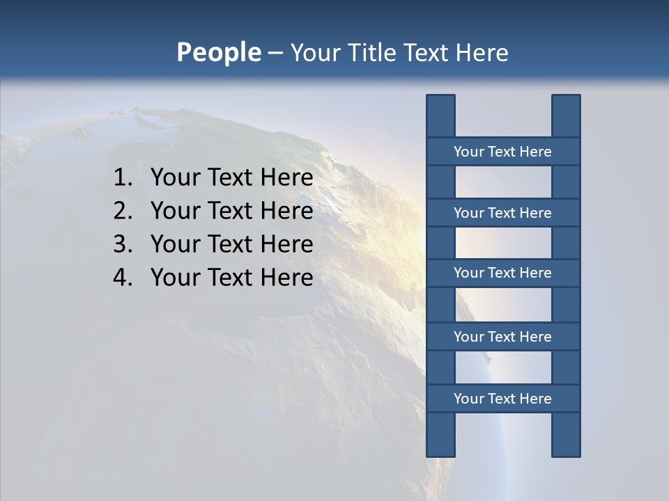 Ocean Sunrise Mediterranean PowerPoint Template