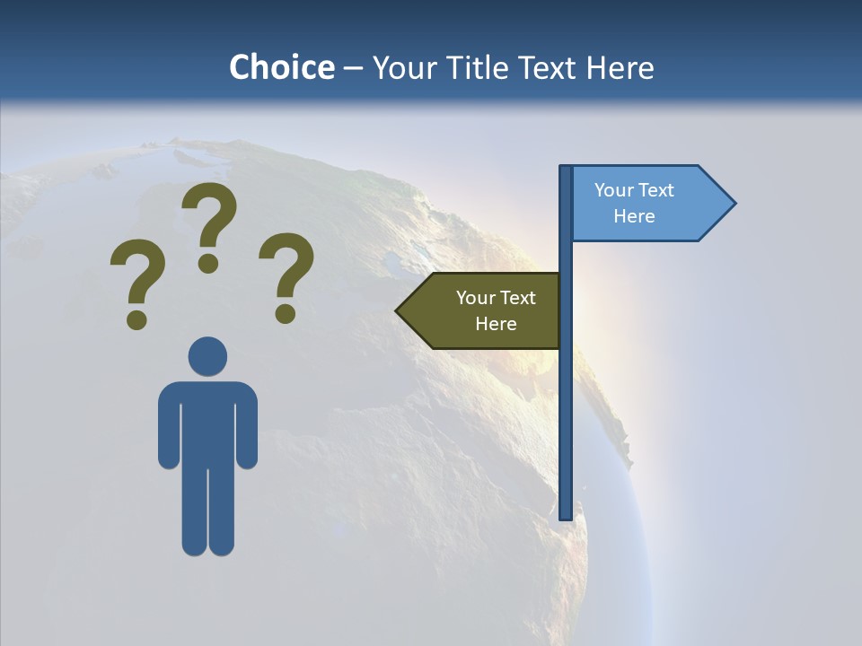 Ocean Sunrise Mediterranean PowerPoint Template