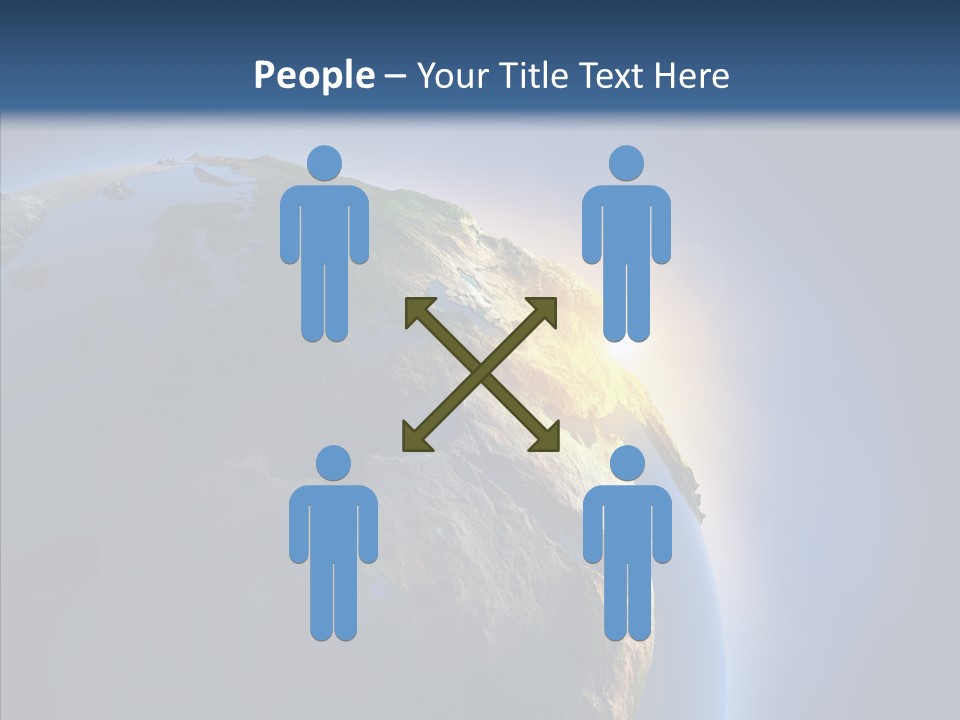 Ocean Sunrise Mediterranean PowerPoint Template