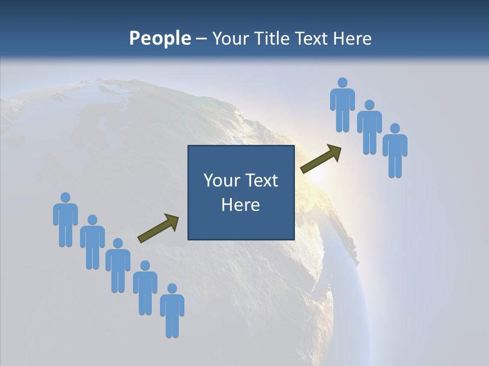 Ocean Sunrise Mediterranean PowerPoint Template