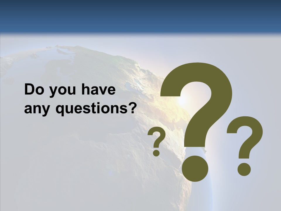 Ocean Sunrise Mediterranean PowerPoint Template