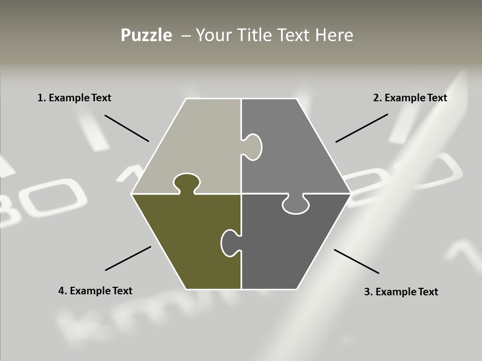 Fuel Giving Speedometer PowerPoint Template