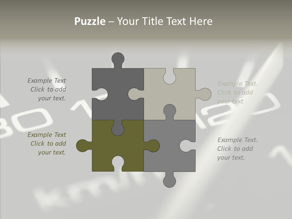 Fuel Giving Speedometer PowerPoint Template