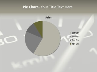 Fuel Giving Speedometer PowerPoint Template