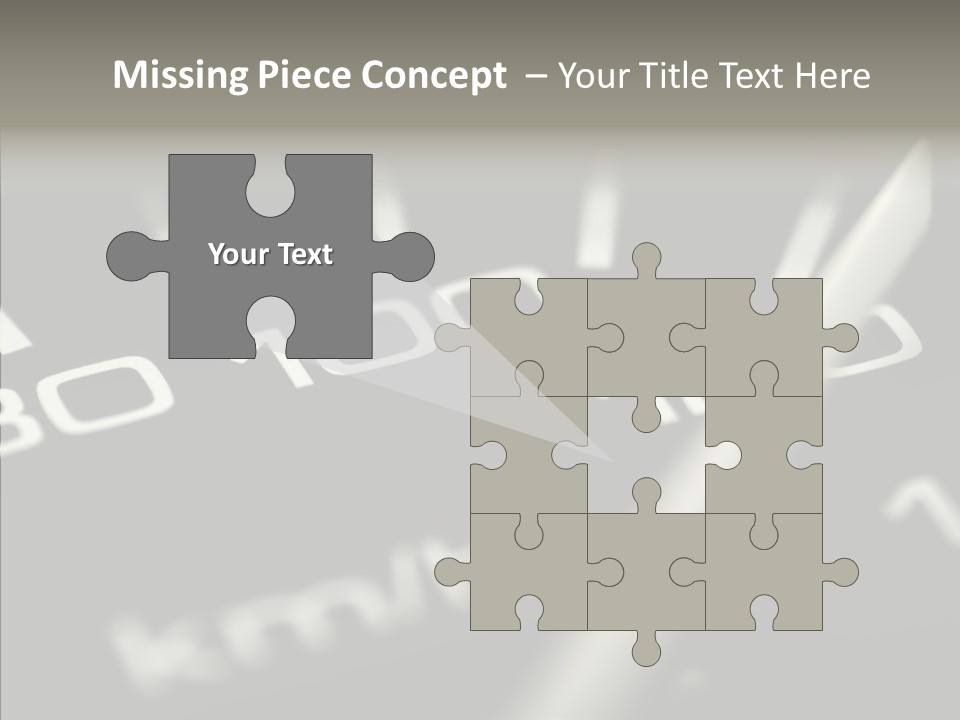 Fuel Giving Speedometer PowerPoint Template