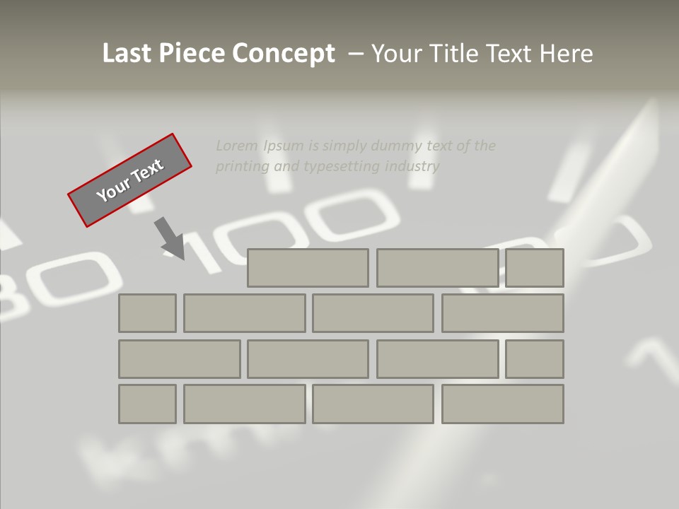 Fuel Giving Speedometer PowerPoint Template