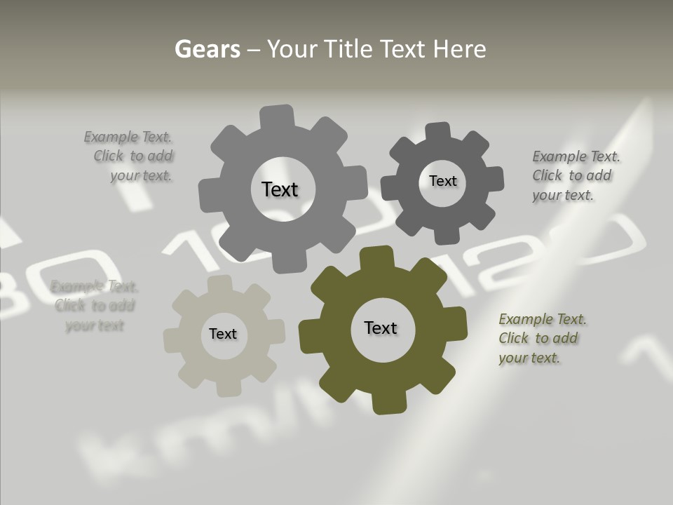 Fuel Giving Speedometer PowerPoint Template