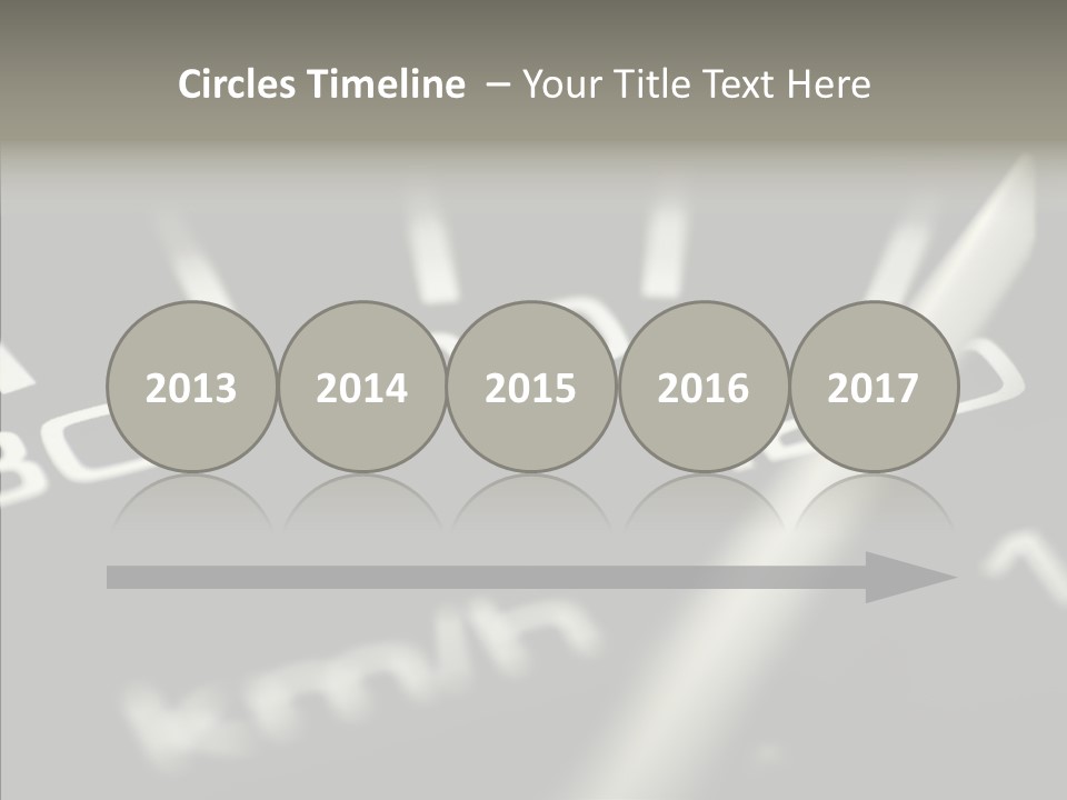 Fuel Giving Speedometer PowerPoint Template