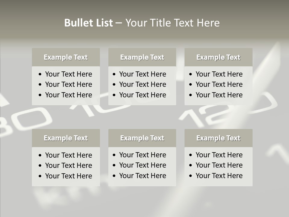 Fuel Giving Speedometer PowerPoint Template