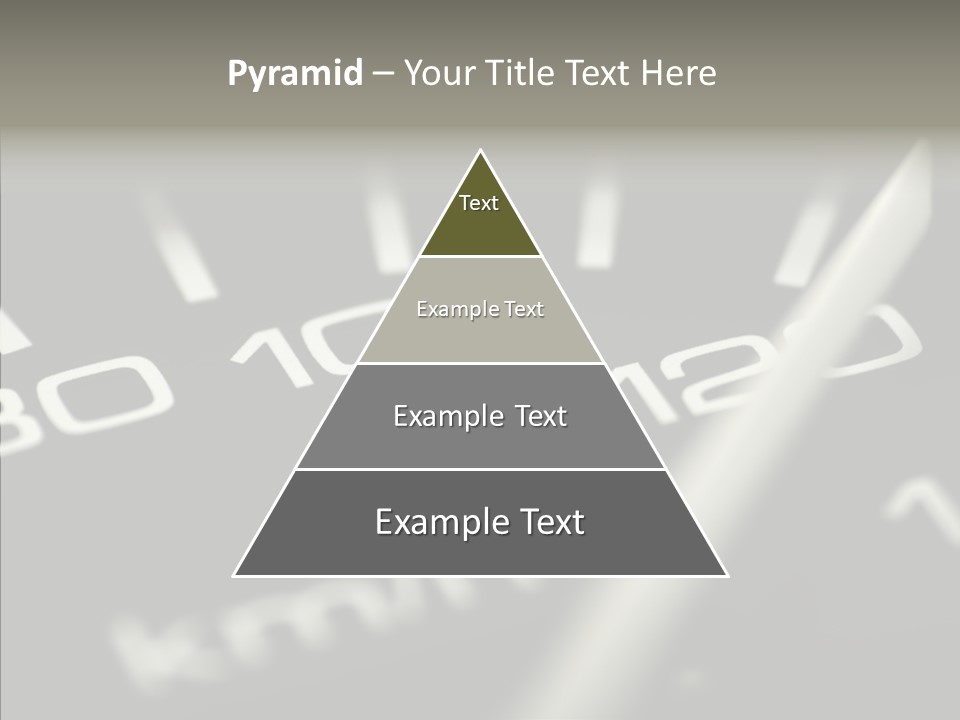 Fuel Giving Speedometer PowerPoint Template