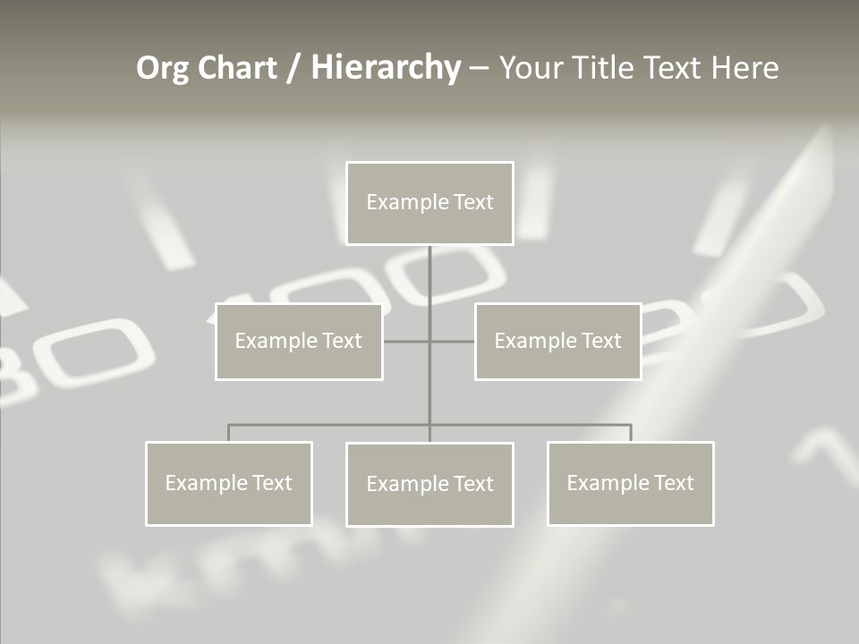 Fuel Giving Speedometer PowerPoint Template