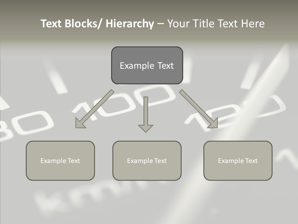 Fuel Giving Speedometer PowerPoint Template
