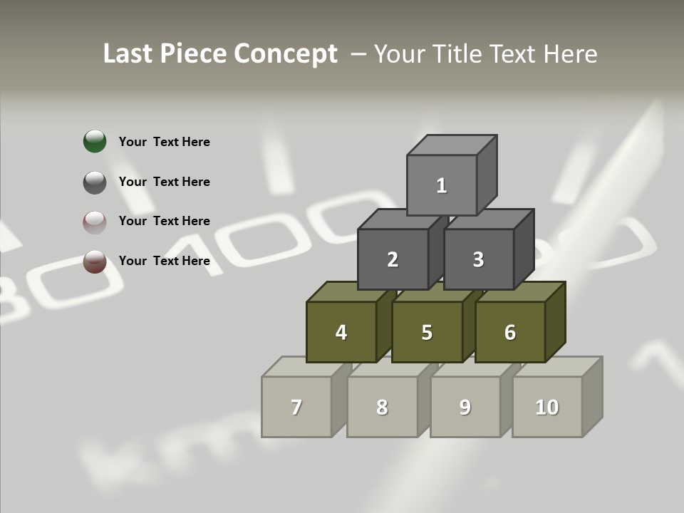 Fuel Giving Speedometer PowerPoint Template