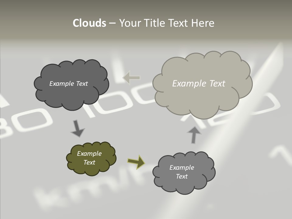 Fuel Giving Speedometer PowerPoint Template