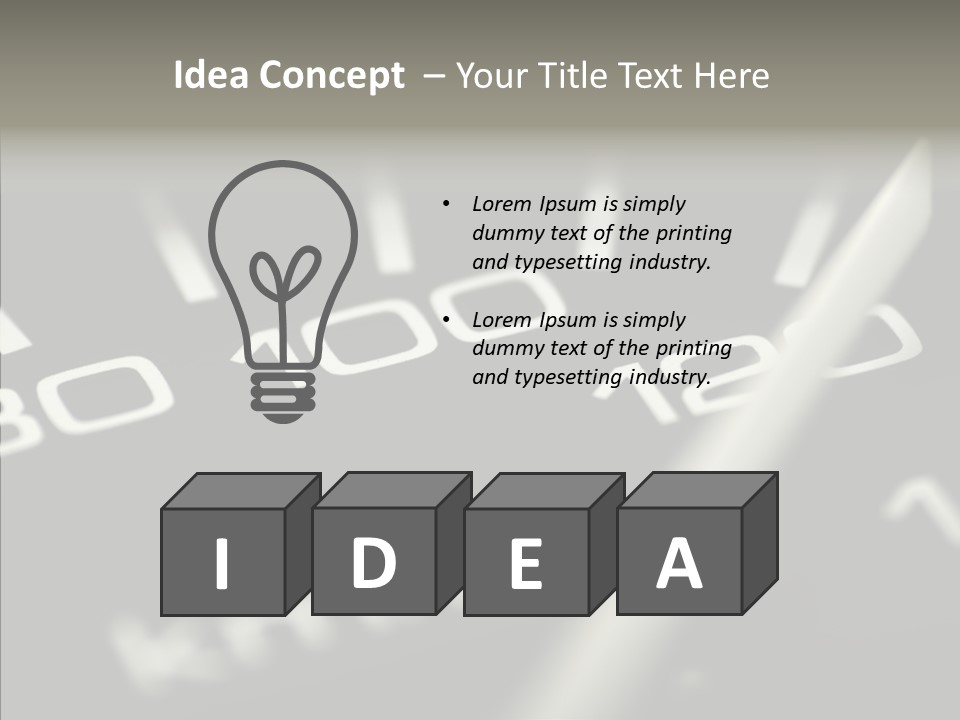 Fuel Giving Speedometer PowerPoint Template