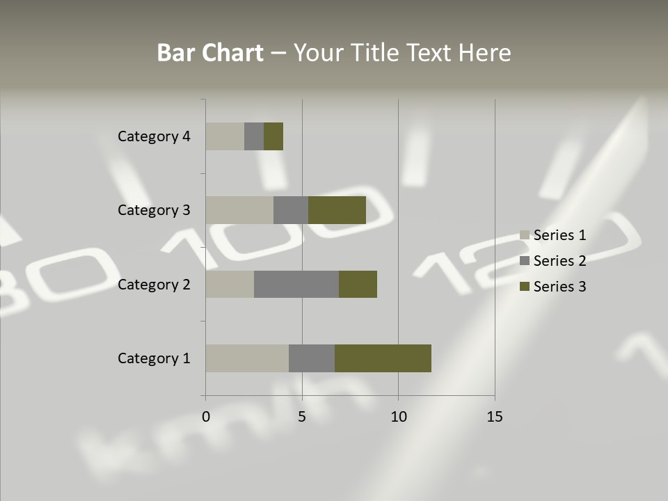 Fuel Giving Speedometer PowerPoint Template
