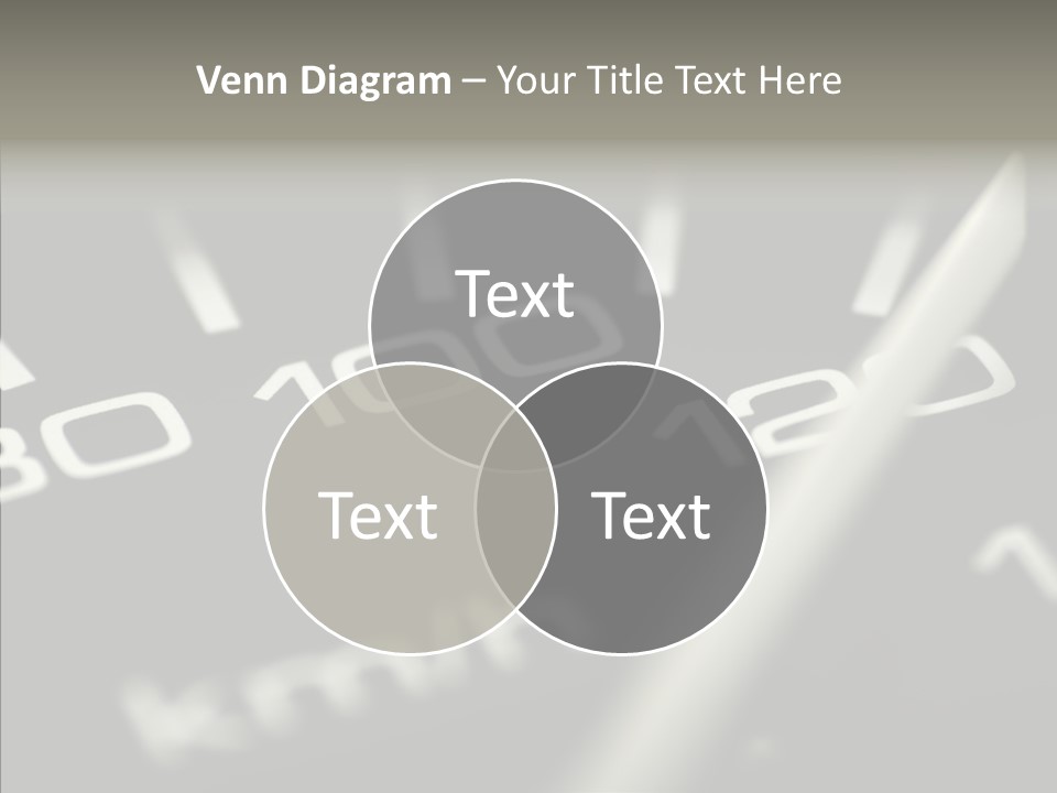 Fuel Giving Speedometer PowerPoint Template