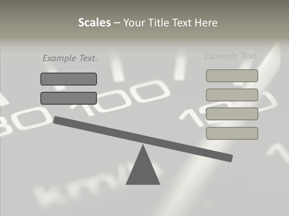 Fuel Giving Speedometer PowerPoint Template