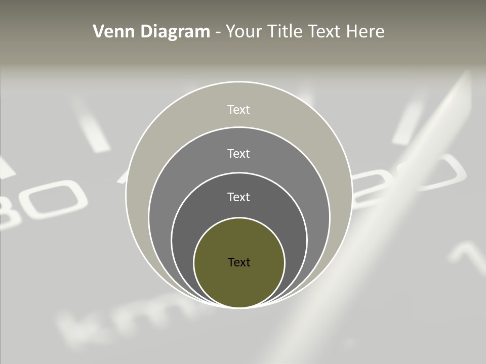 Fuel Giving Speedometer PowerPoint Template