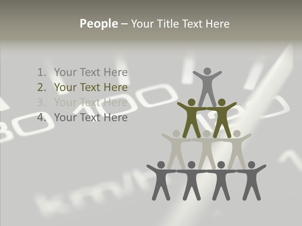 Fuel Giving Speedometer PowerPoint Template