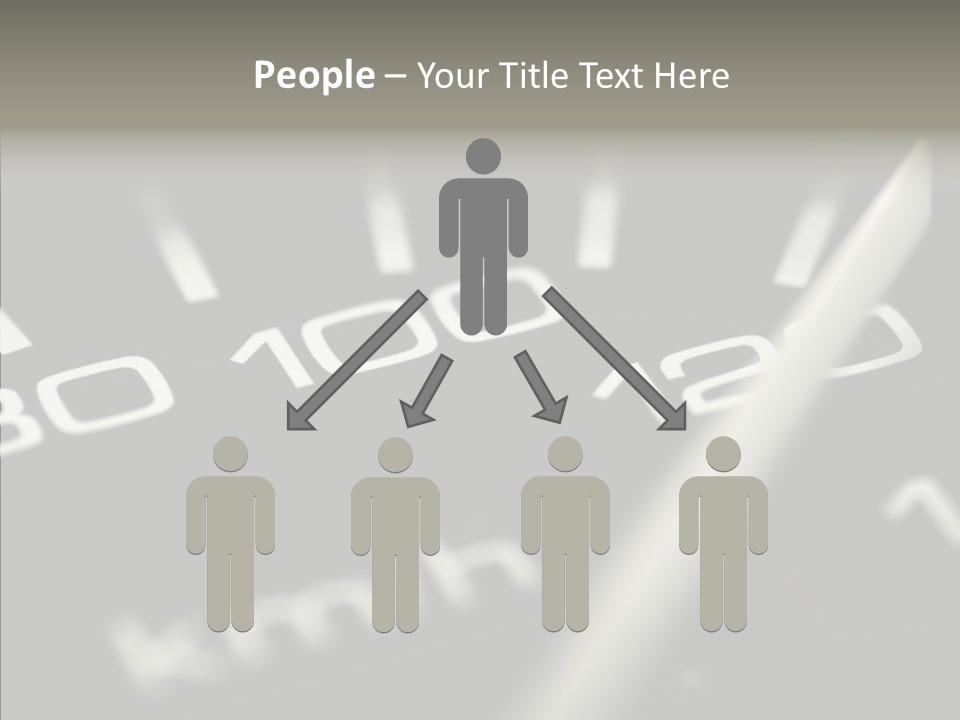 Fuel Giving Speedometer PowerPoint Template