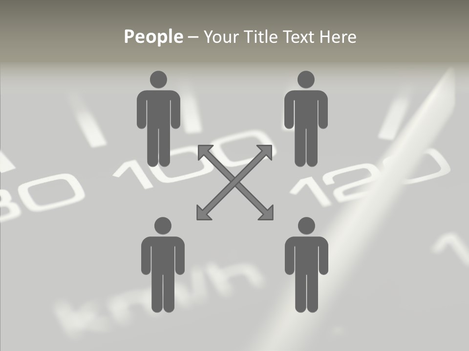 Fuel Giving Speedometer PowerPoint Template