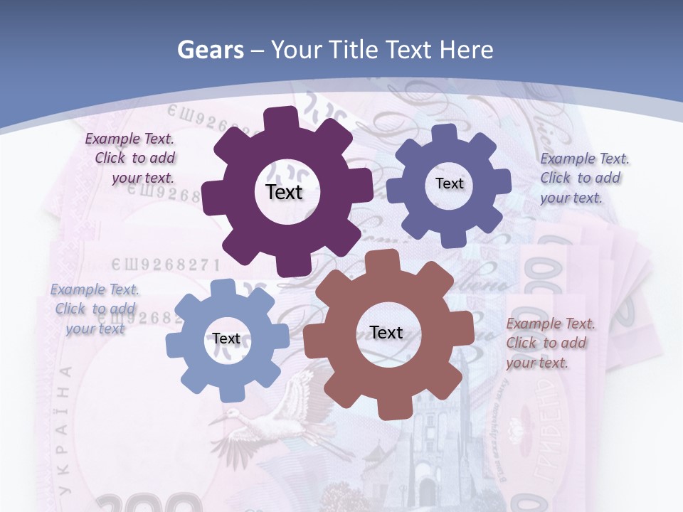 Two Hundred Cash Vacation PowerPoint Template