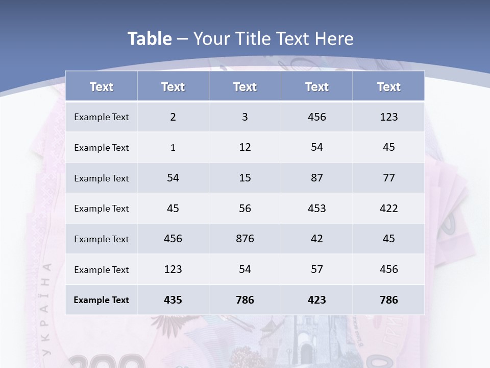 Two Hundred Cash Vacation PowerPoint Template