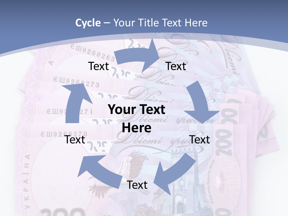 Two Hundred Cash Vacation PowerPoint Template