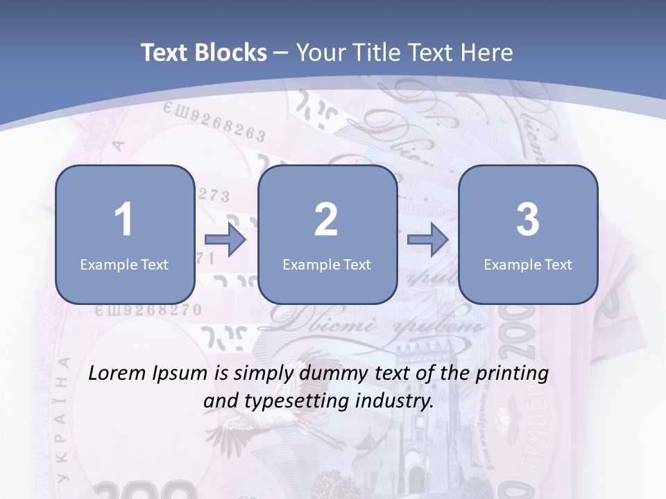 Two Hundred Cash Vacation PowerPoint Template