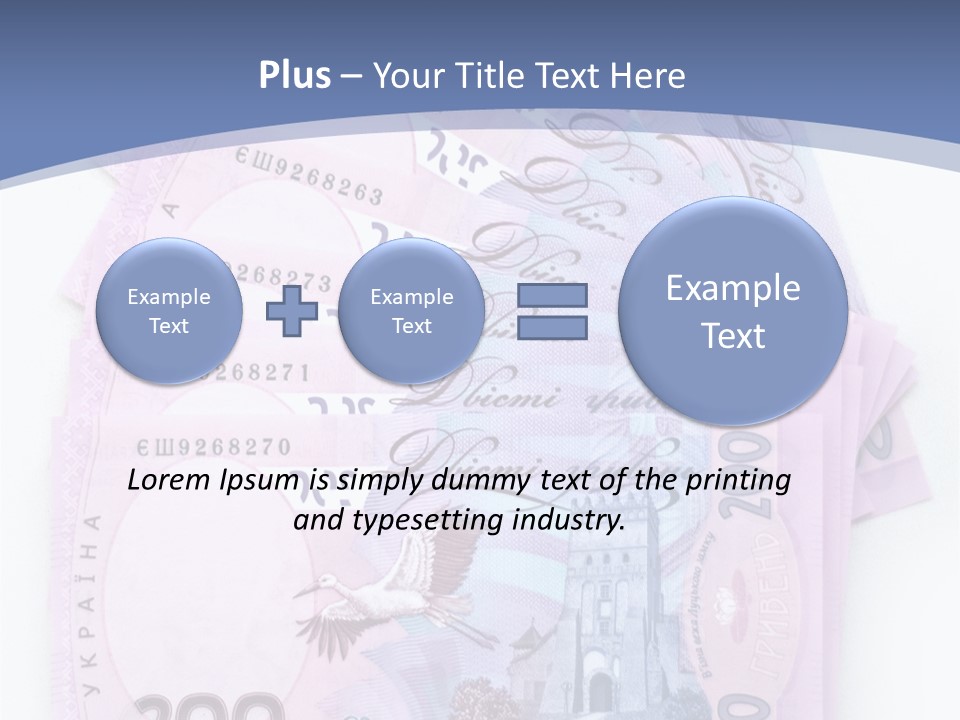 Two Hundred Cash Vacation PowerPoint Template