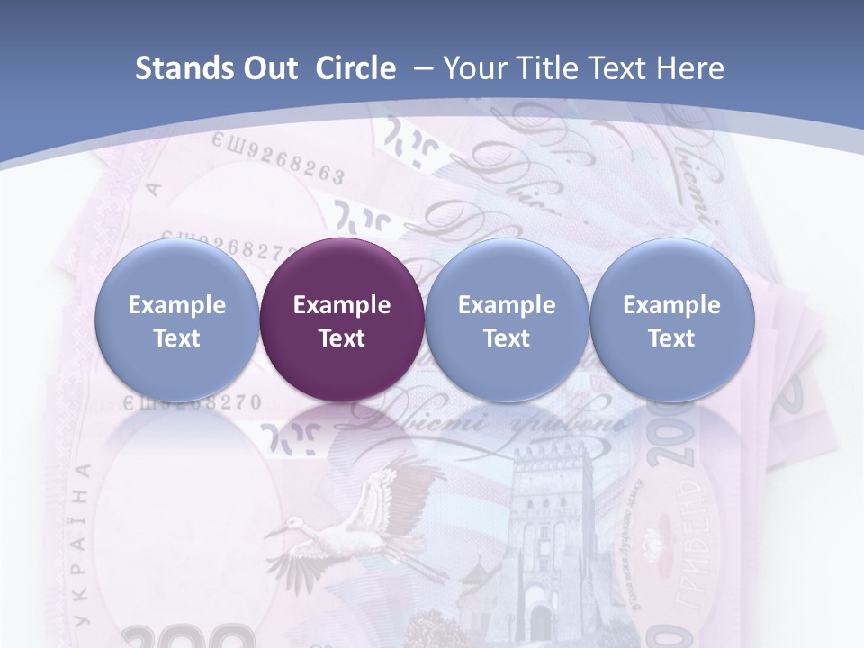 Two Hundred Cash Vacation PowerPoint Template