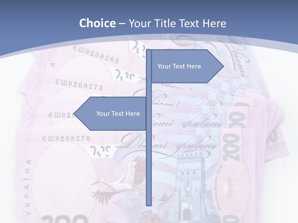 Two Hundred Cash Vacation PowerPoint Template